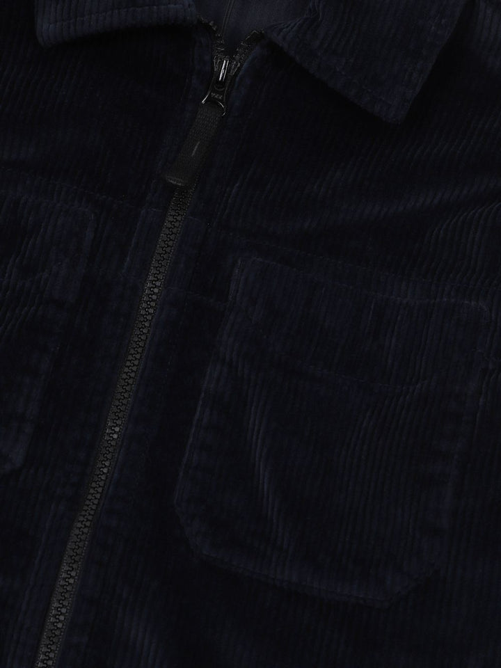 Camicia nera per bambino 61200002S0199 V0020 Stone Island Kids 