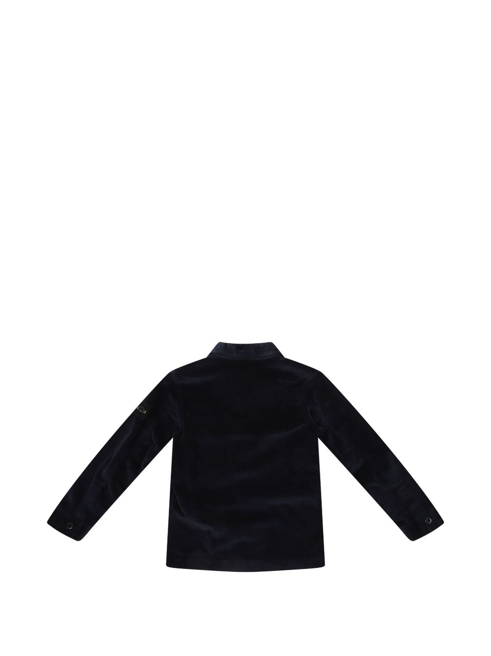 Camicia nera per bambino 61200002S0199 V0020 Stone Island Kids 