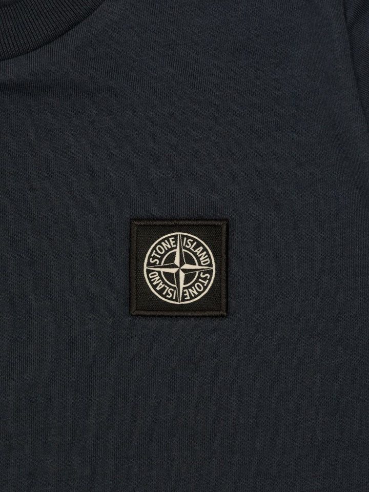 T-shirt blu navy per bambino 62100003S0047 V0020 Stone Island Kids 