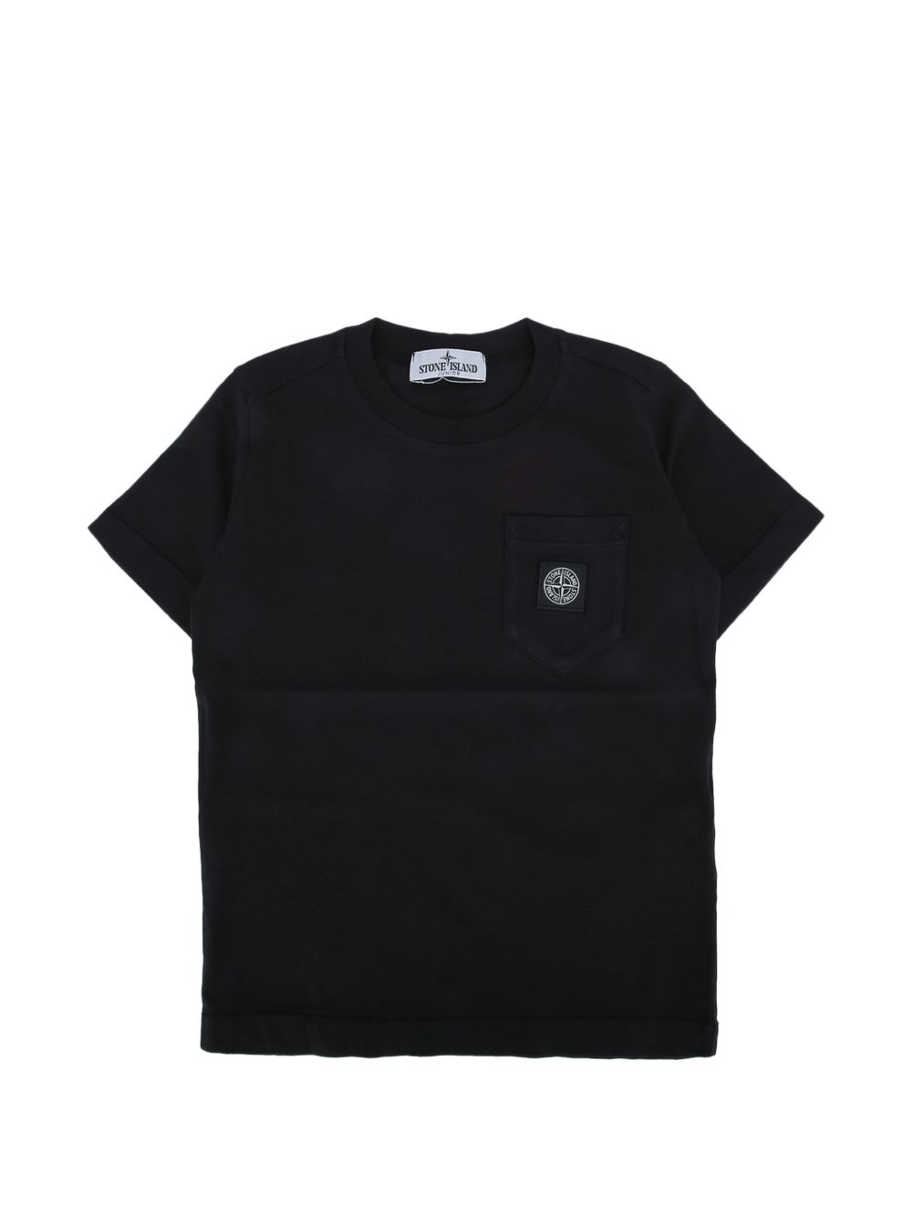 T-shirt nero per bambino 62100003S0047 V0029 Stone Island Kids 