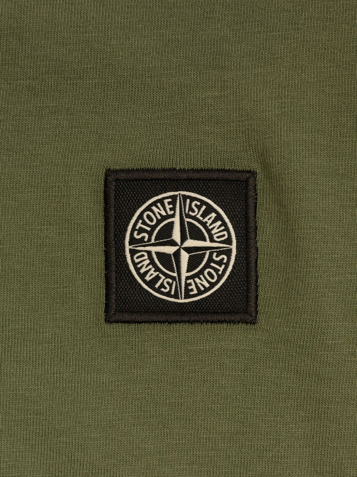 T-shirt verde per bambino 62100003S0047 V005G Stone Island Kids 