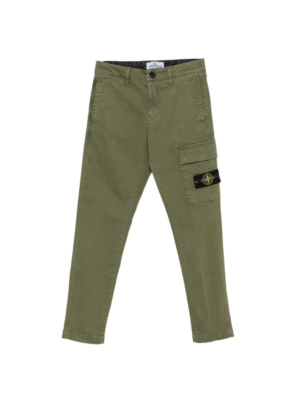 Pantalone verde militare per bambino 63100003S0198 V015G Stone Island Kids 
