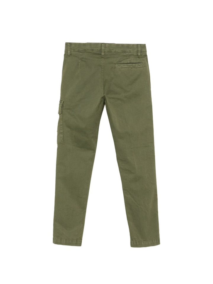 Pantalone verde militare per bambino 63100003S0198 V015G Stone Island Kids 