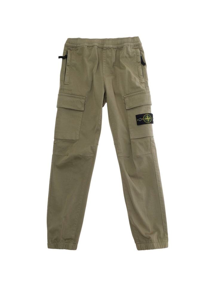 Pantalone marrone per bambino 63100006S0012 V0068 Stone Island Kids 