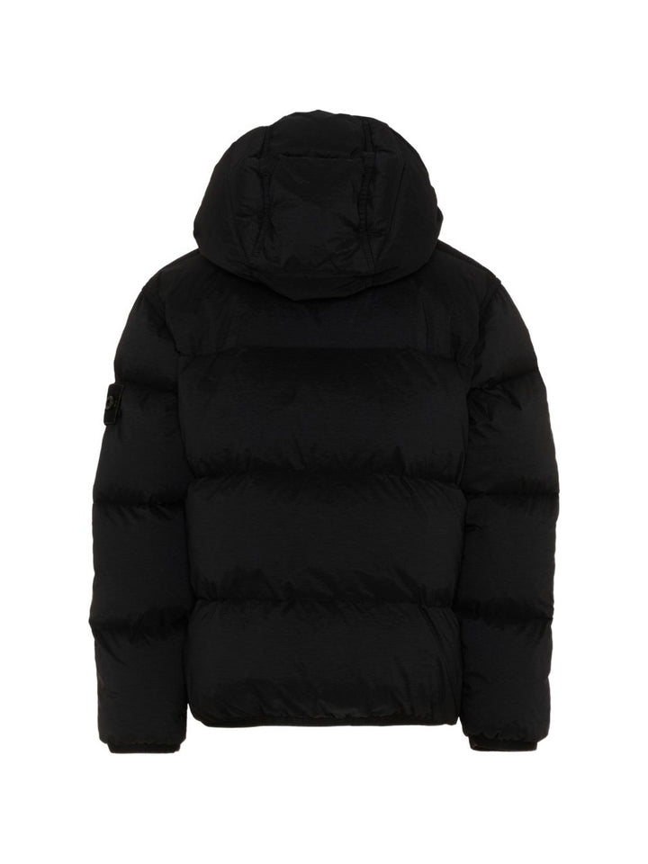 Giubbotto nero per bambino 64100004S0028 V0029 Stone Island Kids 