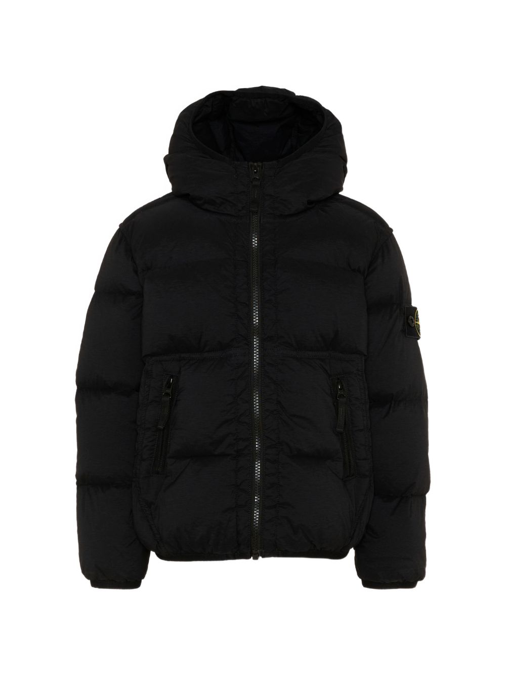 Giubbotto nero per bambino 64100004S0028 V0029 Stone Island Kids 