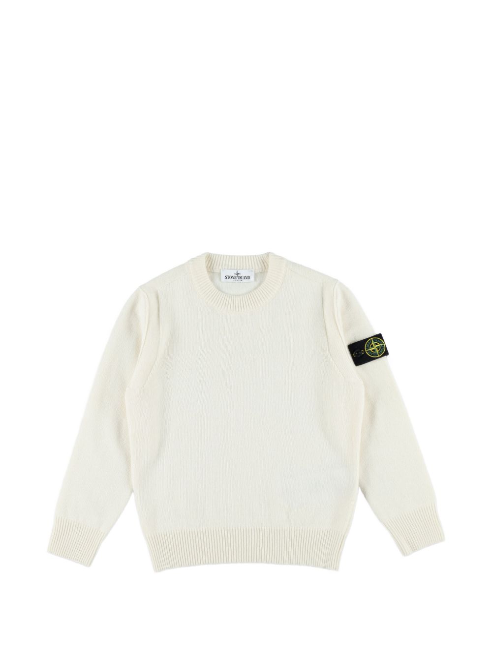 Maglione bianco per bambino 65100002S00M1 V0001 Stone Island Kids 