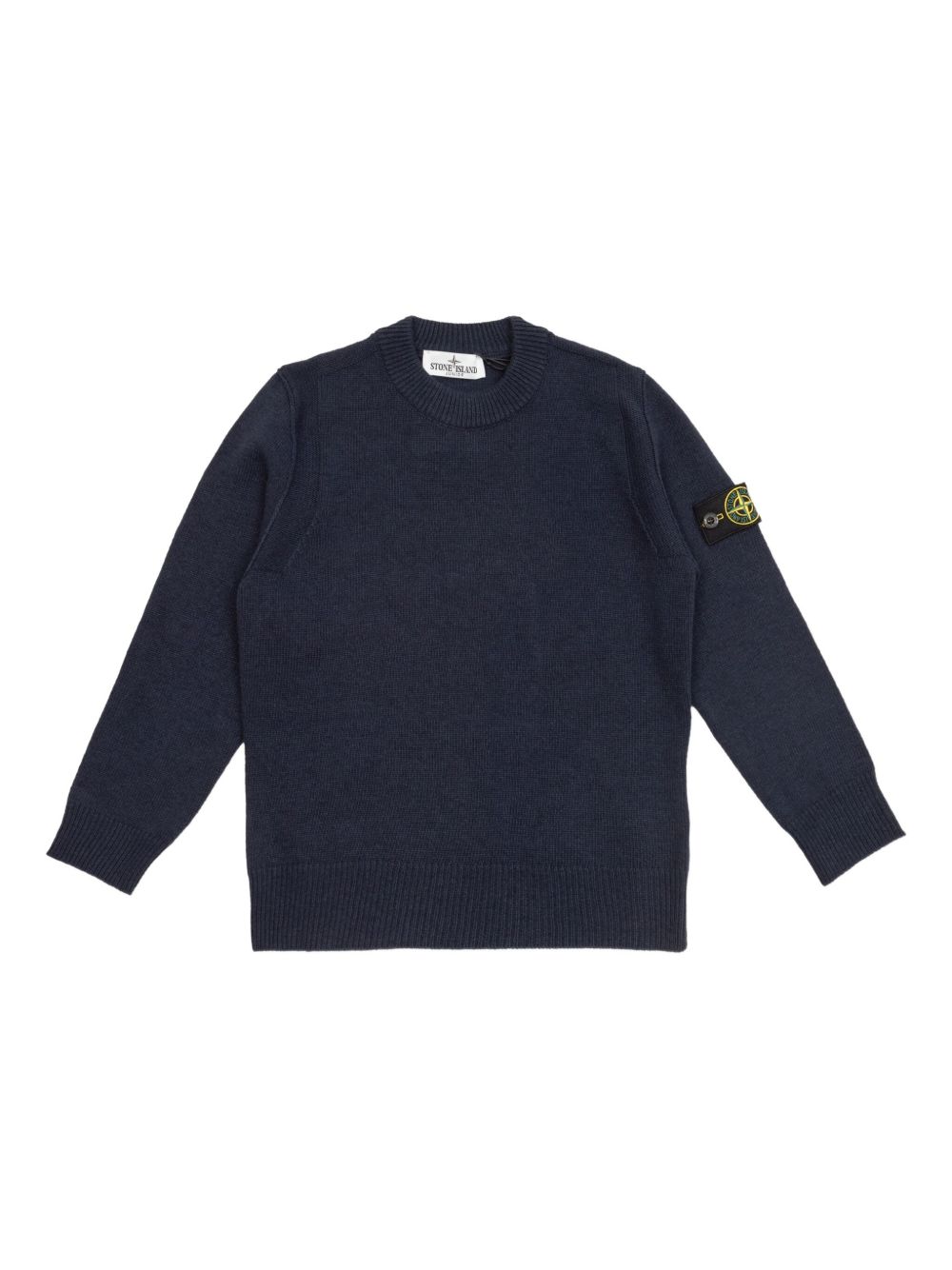 Maglione blu navy per bambino 65100002S00M1 V0020 Stone Island Kids 