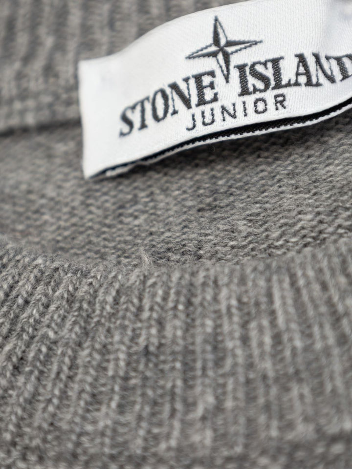 Maglione grigio per bambino 65100002S00M1 V0M67 Stone Island Kids 