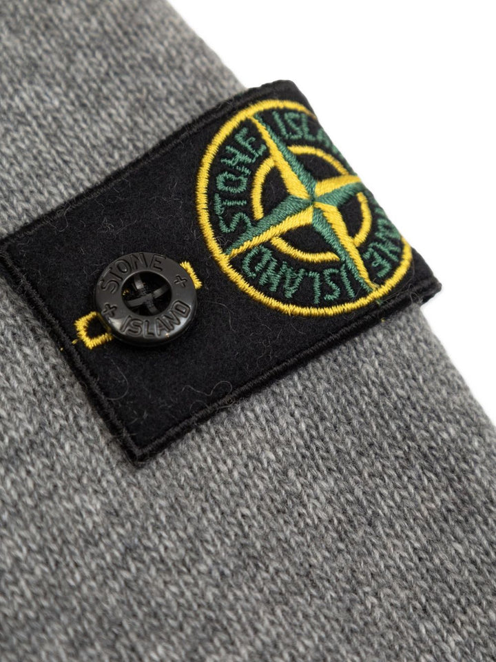 Maglione grigio per bambino 65100002S00M1 V0M67 Stone Island Kids 