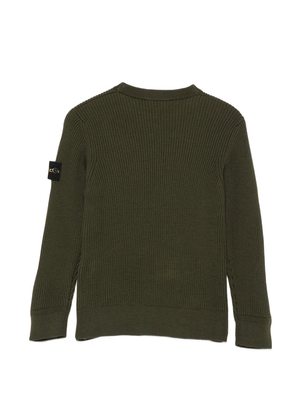 Maglione verde militare per bambino 65100010S0C02 V005G Stone Island Kids 