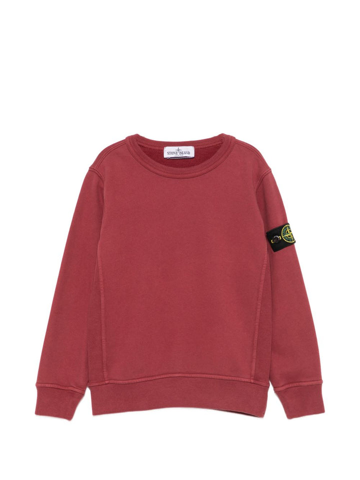 Felpa granet per bambino 66100001S0A20 V0014 Stone Island Kids 