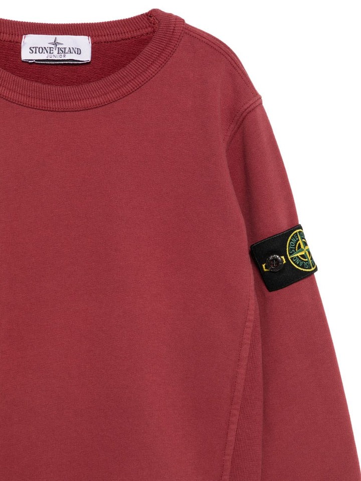 Felpa granet per bambino 66100001S0A20 V0014 Stone Island Kids 