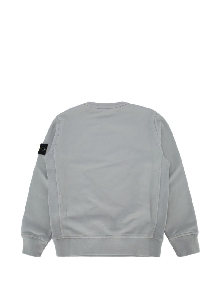 Felpa grigio per bambino 66100001S0A20 V0064 Stone Island Kids 