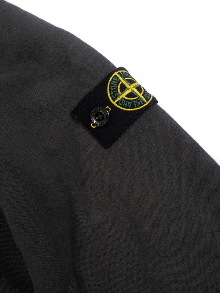 Felpa grigio scuro per bambino 66100001S0A20 V0065 Stone Island Kids 