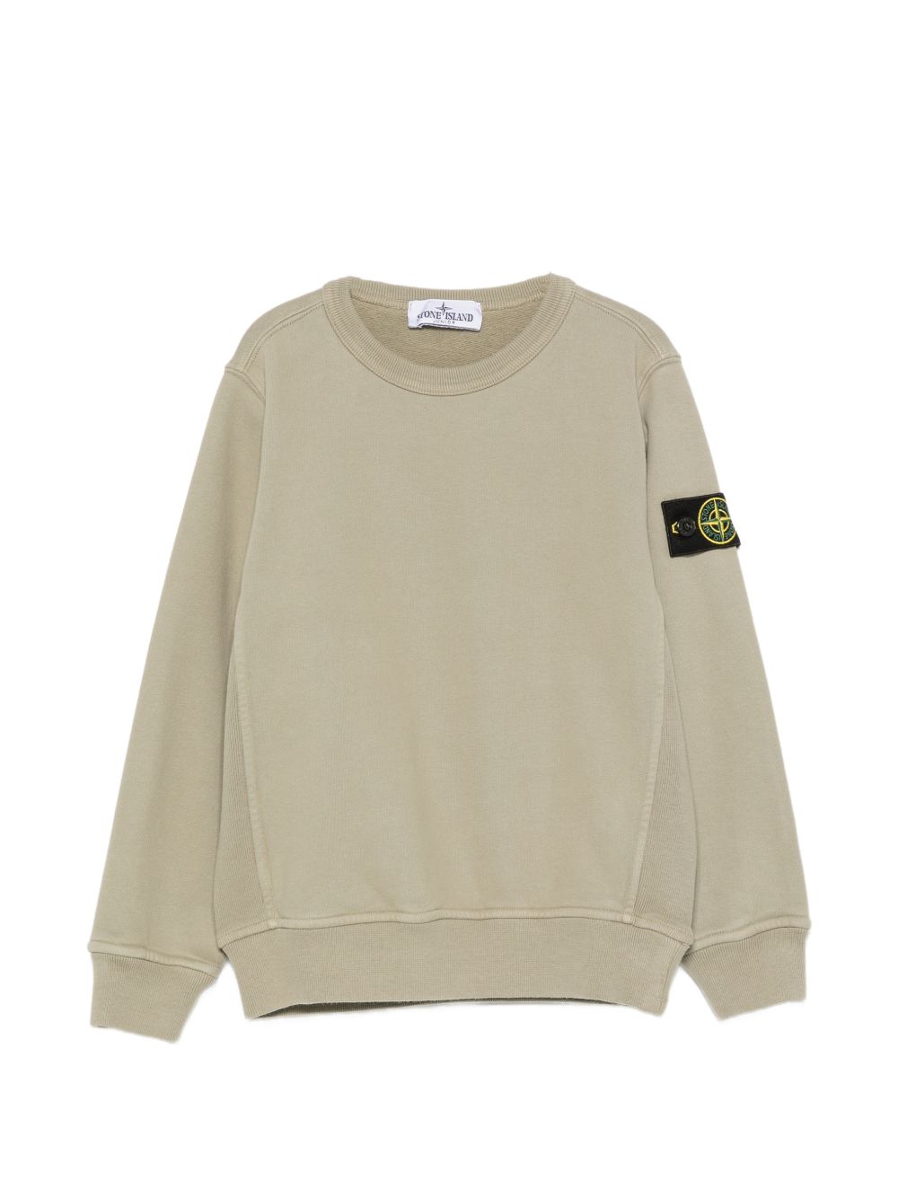 Felpa marrone per bambino 66100001S0A20 V0068 Stone Island Kids 