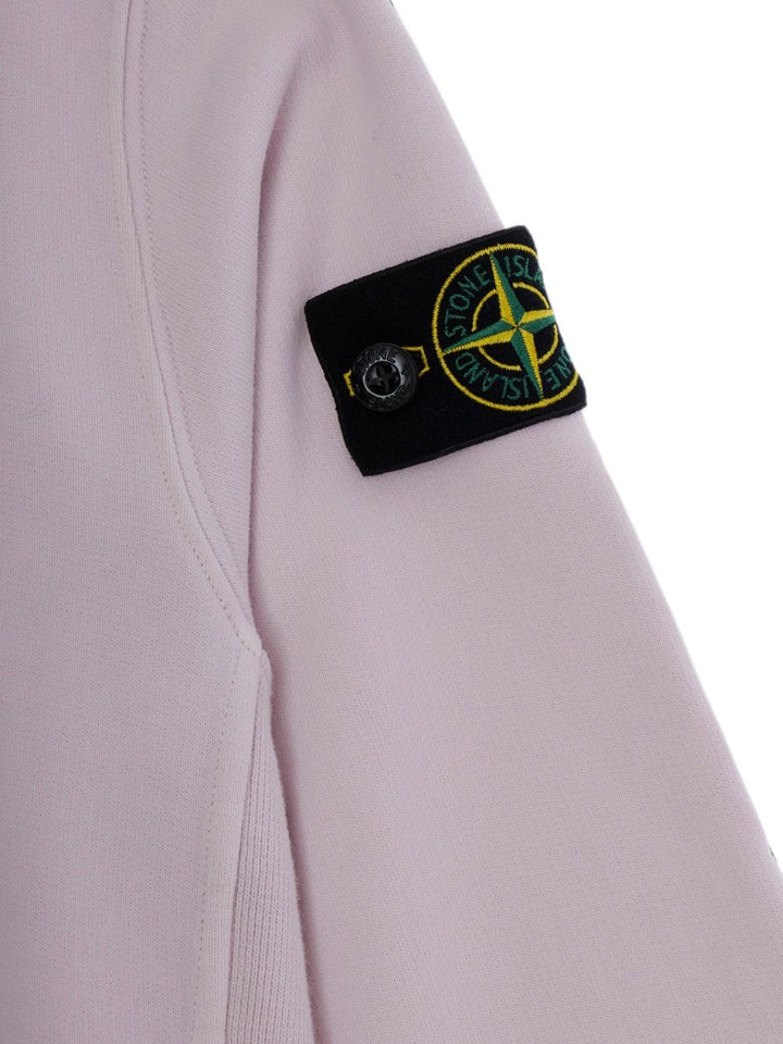 Felpa rosa per bambino 66100001S0A20 V0085 Stone Island Kids 