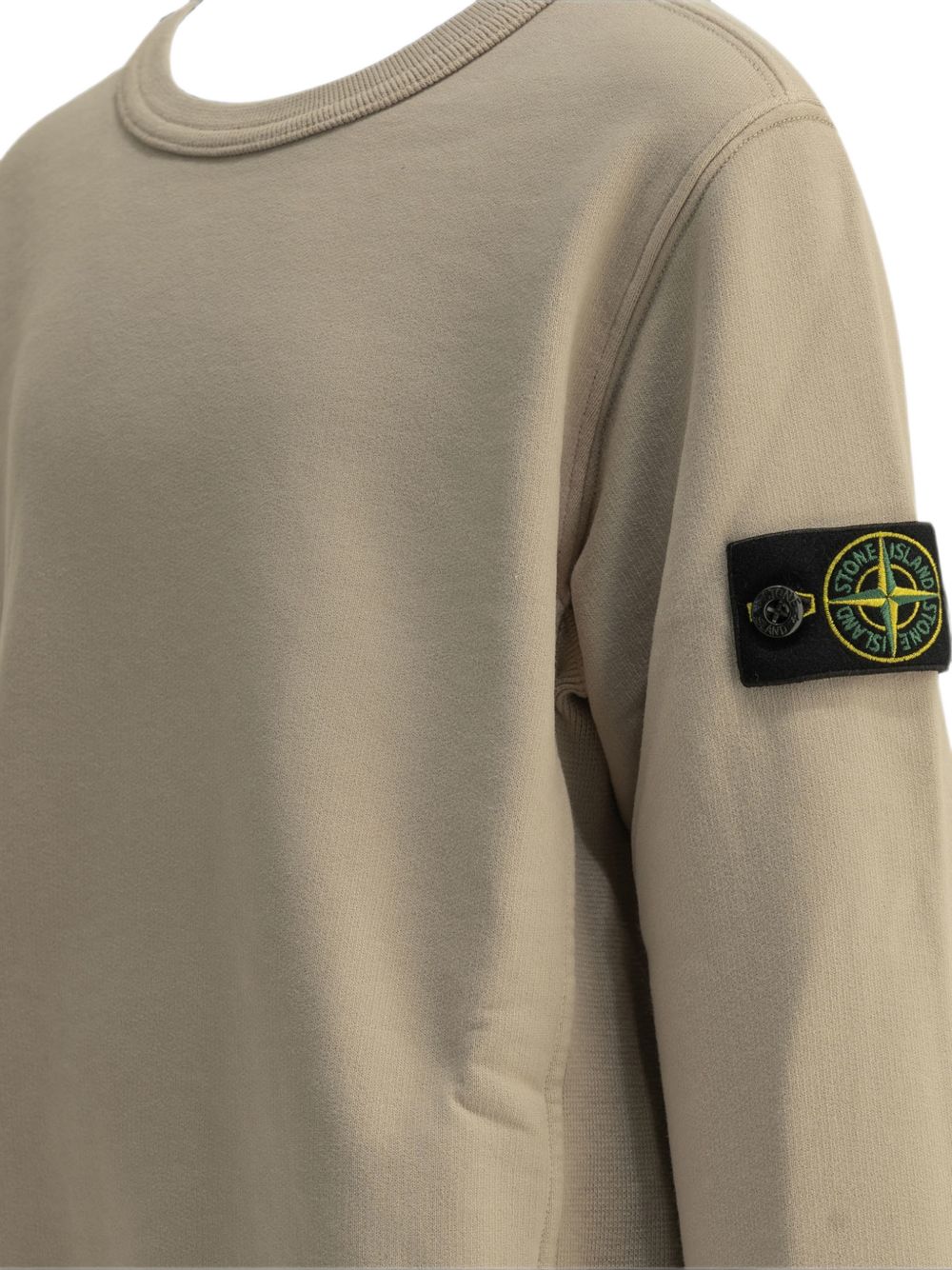Felpa sand chiaro per bambino 66100001S0A20 V009A Stone Island Kids 