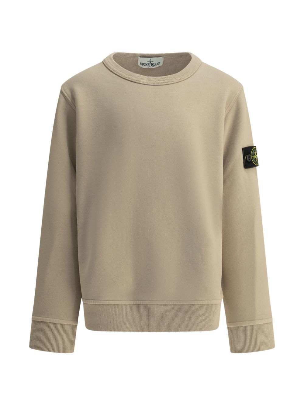 Felpa sand chiaro per bambino 66100001S0A20 V009A Stone Island Kids 