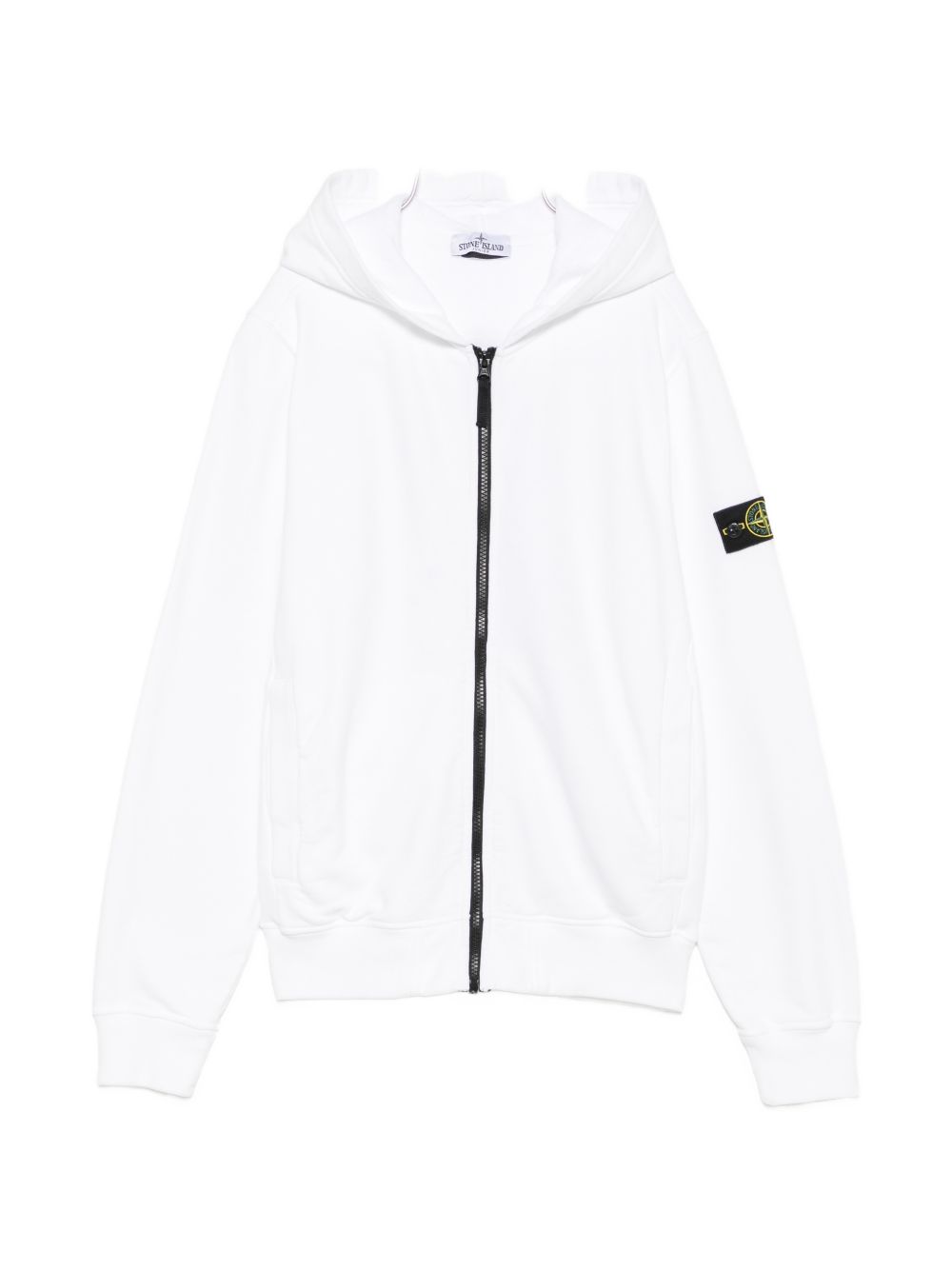 Felpa bianca per bambino 66100006S0A20 V0001 Stone Island Kids 