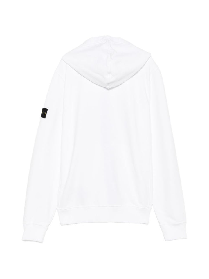Felpa bianca per bambino 66100006S0A20 V0001 Stone Island Kids 