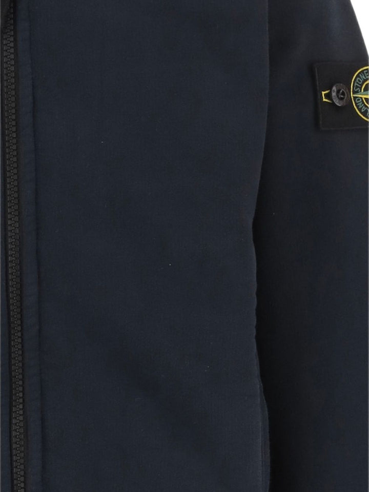 Felpa blu navy per bambino 66100006S0A20 V0020 Stone Island Kids 