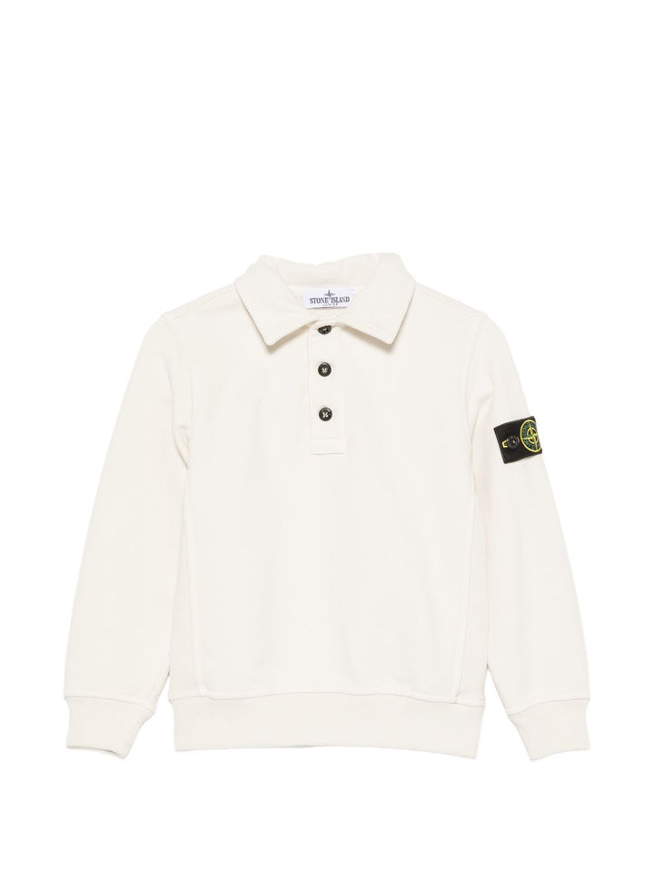 Felpa plaster per bambino 66100012S0A20 V0097 Stone Island Kids 