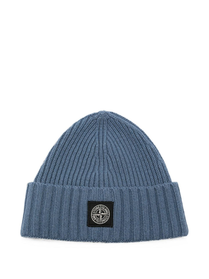 Cappello blu per bambino 6N100003S00M3 V004B Stone Island Kids 