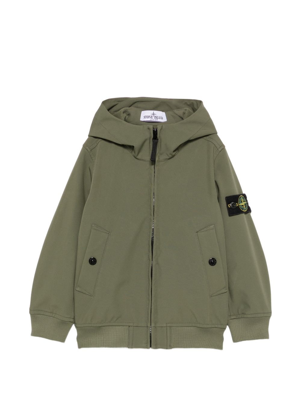 Giubbotto verde militare per bambino 6Q100001S0B22 V005G Stone Island Kids 