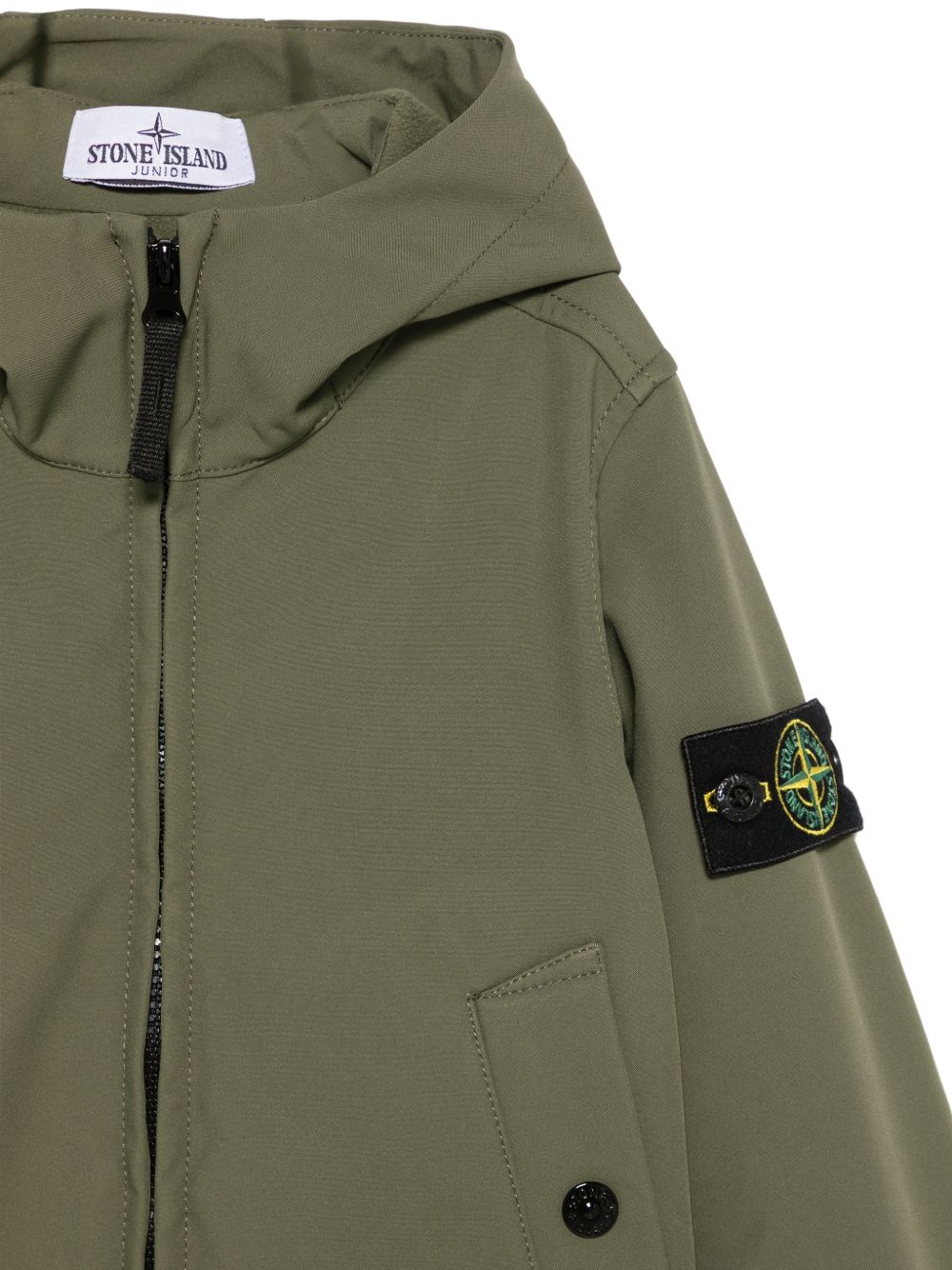 Giubbotto verde militare per bambino 6Q100001S0B22 V005G Stone Island Kids 