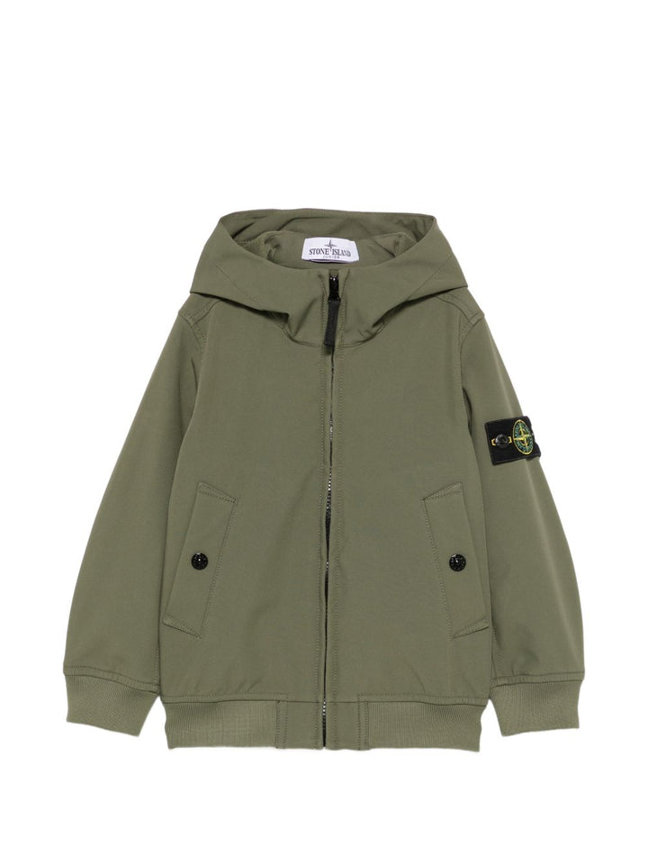 Giubbotto verde militare per bambino 6Q100001S0B22 V005G Stone Island Kids 