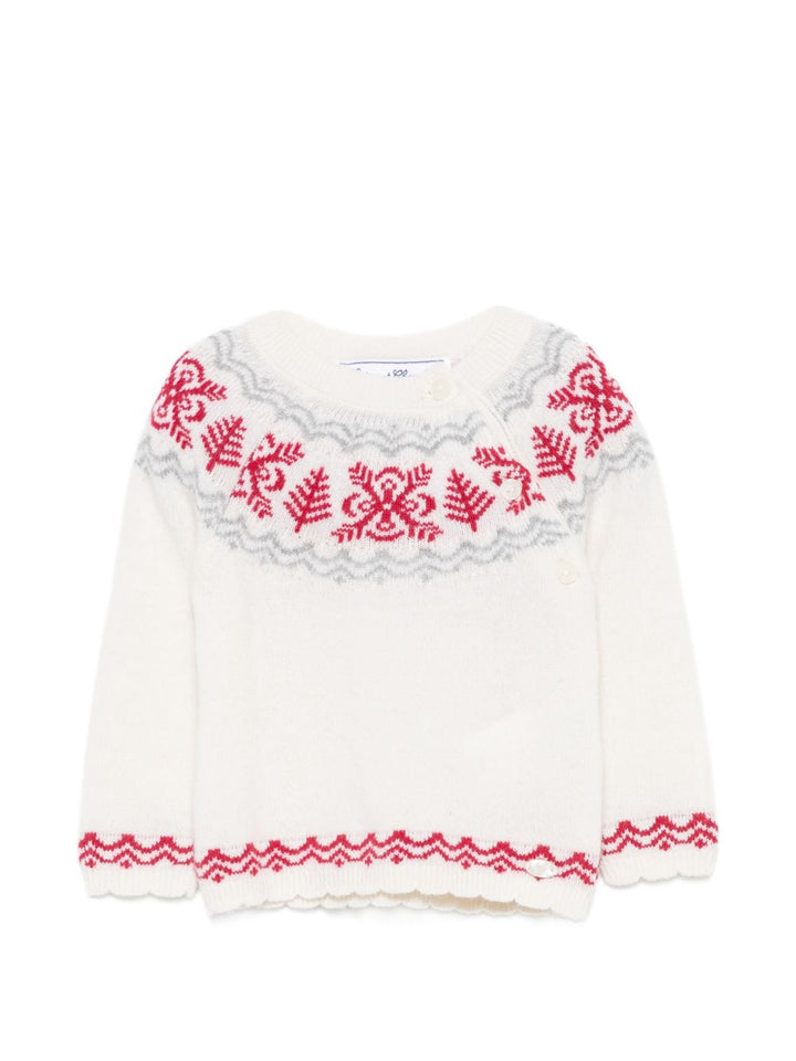 Maglione nacre per neonato CD181811326H 13 Tartine et Chocolat 