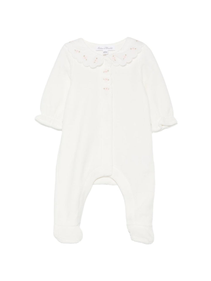 Tutina bianca per neonata CD541101326H 13 Tartine et Chocolat 