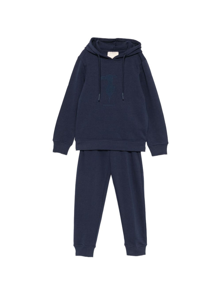 Completo sportivo blu navy per bambino TBA26002CF BLNA Trussardi Kids 