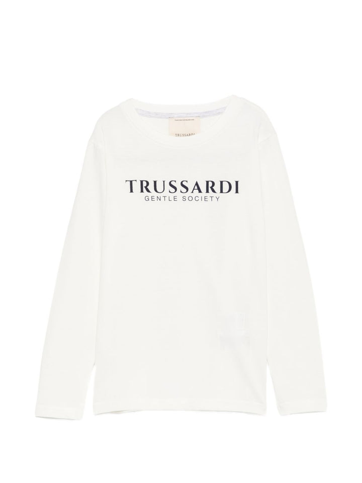 T-shirt bianca per bambino TBA26007TS OFFWHI Trussardi Kids 