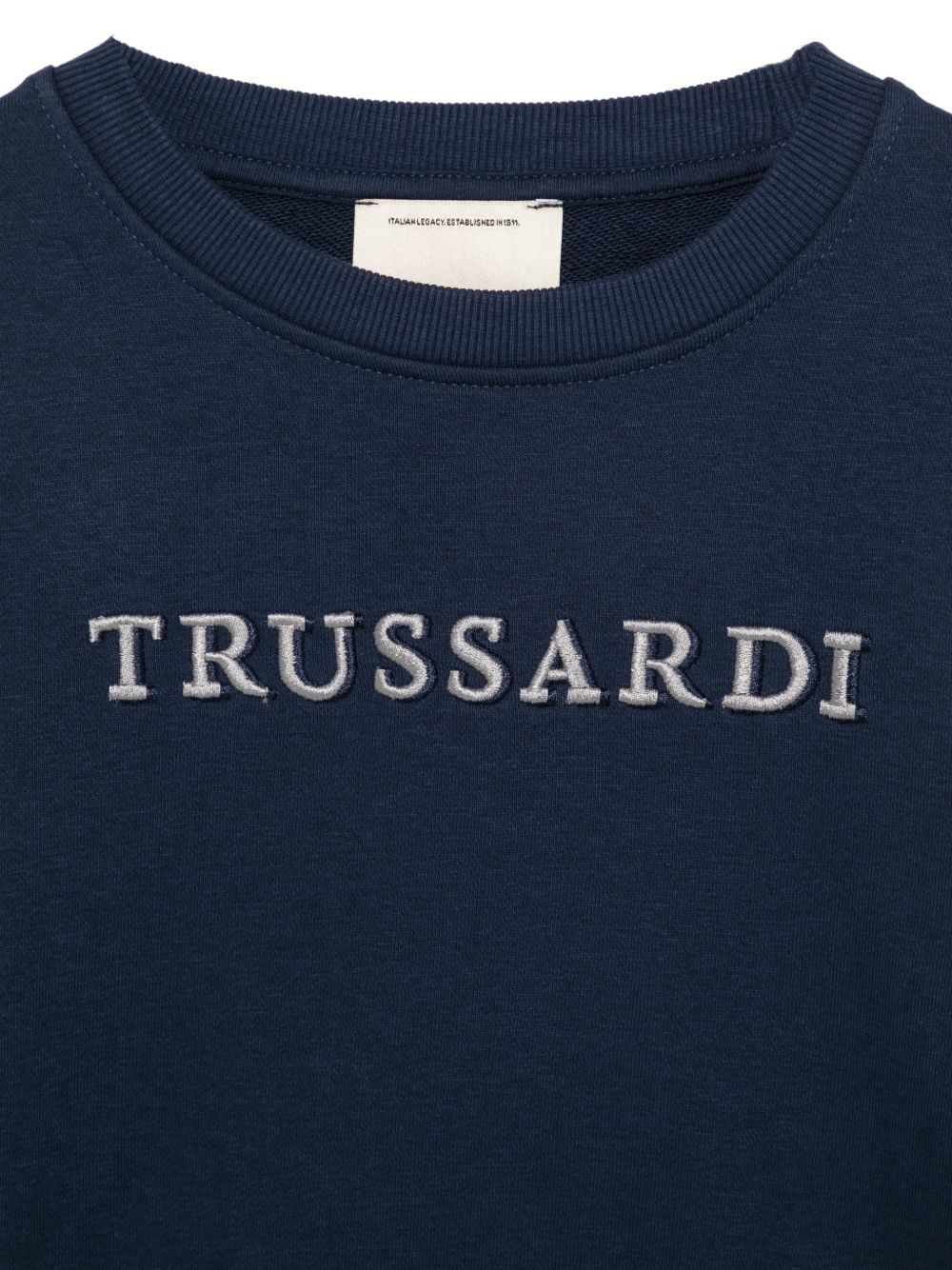 Felpa blu navy per bambino TBA26014FE BLNA Trussardi Kids 