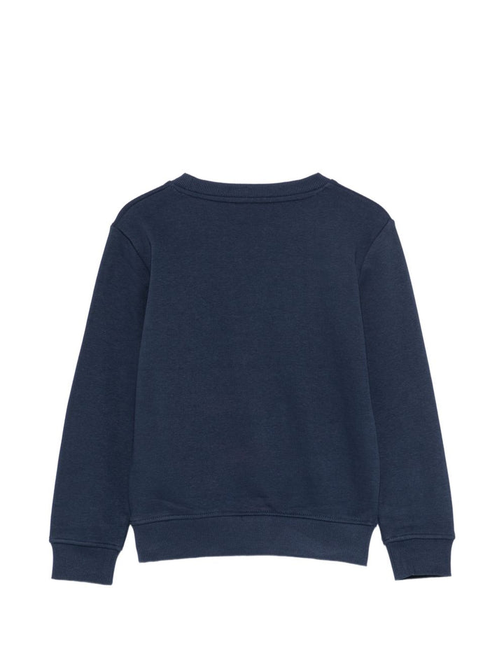 Felpa blu navy per bambino TBA26014FE BLNA Trussardi Kids 