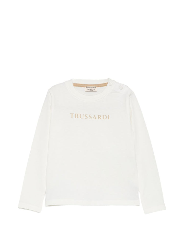 T-shirt bianco per bambino TIA26004TS OFFWHI Trussardi Kids 