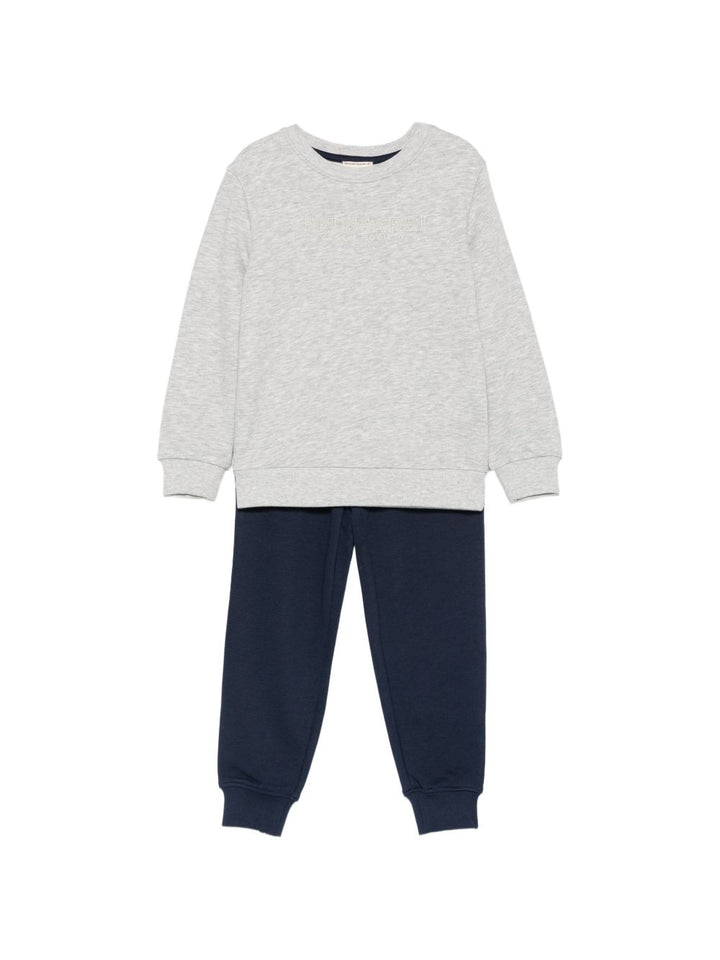 Completo sportivo grigio/blu per bambino TIA26007CF GRE Trussardi Kids 