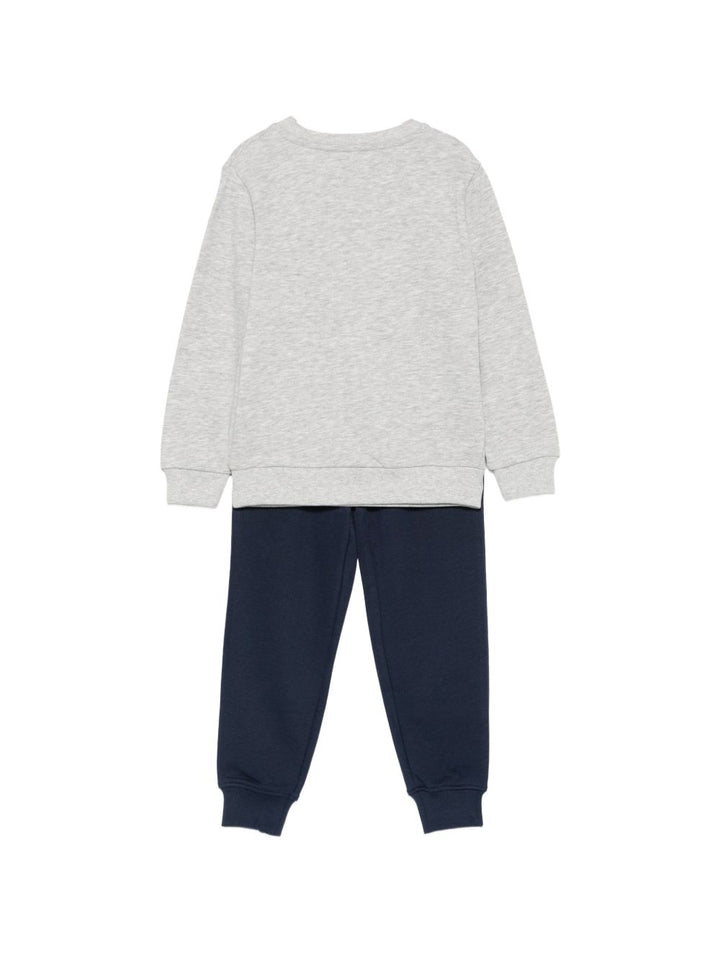 Completo grigio/blu navy per neonato TIA26007CFK GRE Trussardi Kids 