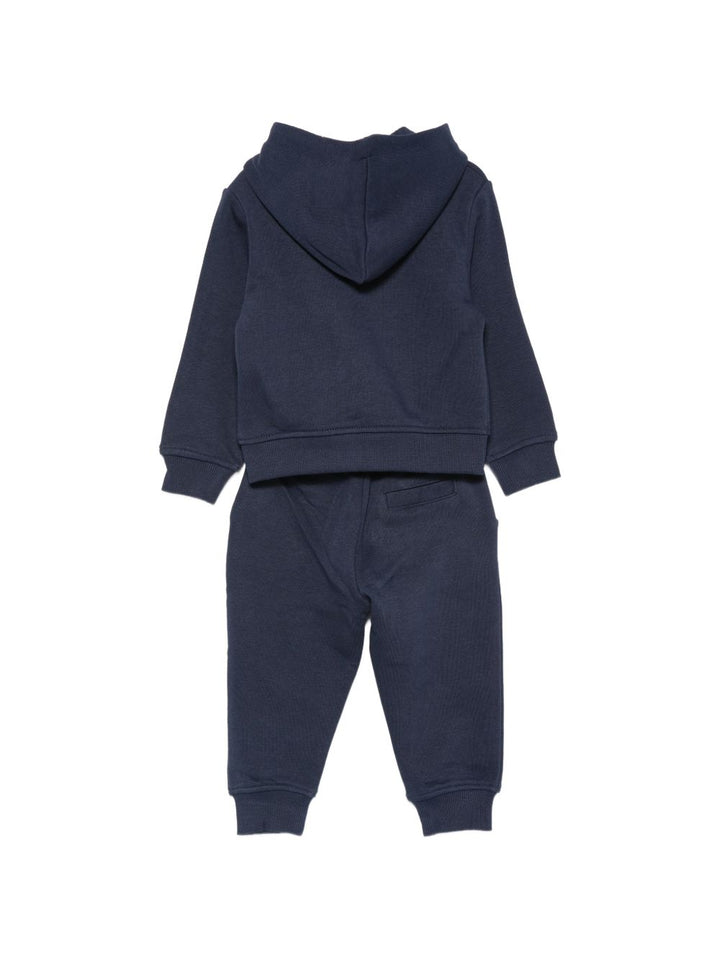 Completo sportivo blu navy per neonato TIA26015CFK BLNA Trussardi Kids 