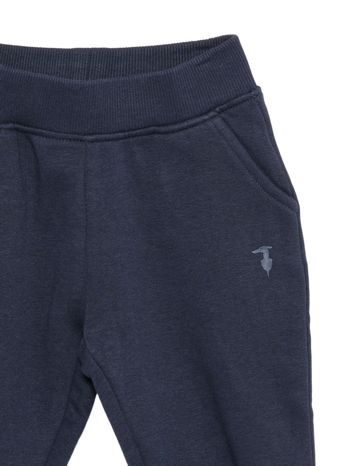 Completo sportivo blu navy per neonato TIA26015CFK BLNA Trussardi Kids 