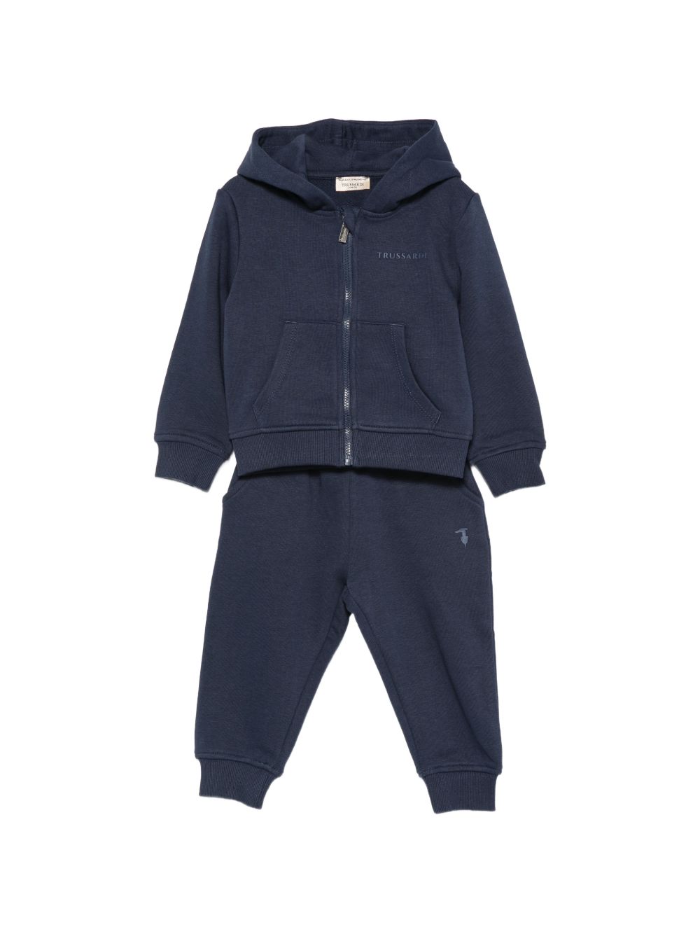 Completo sportivo blu navy per neonato TIA26015CFK BLNA Trussardi Kids 