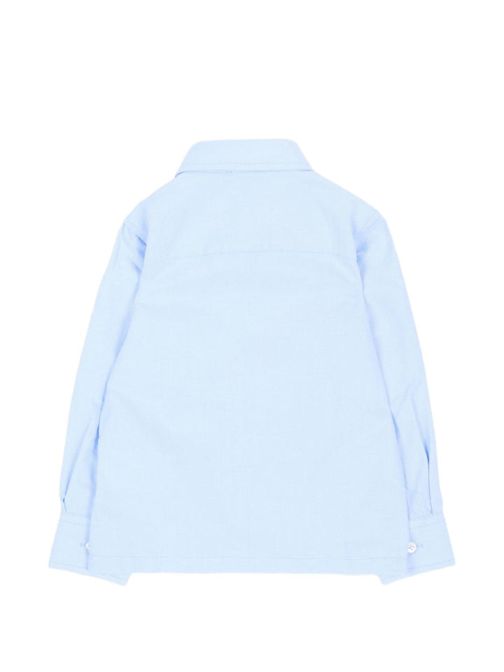 Camicia azzurra per neonato TIA26046CAK SKY Trussardi Kids 
