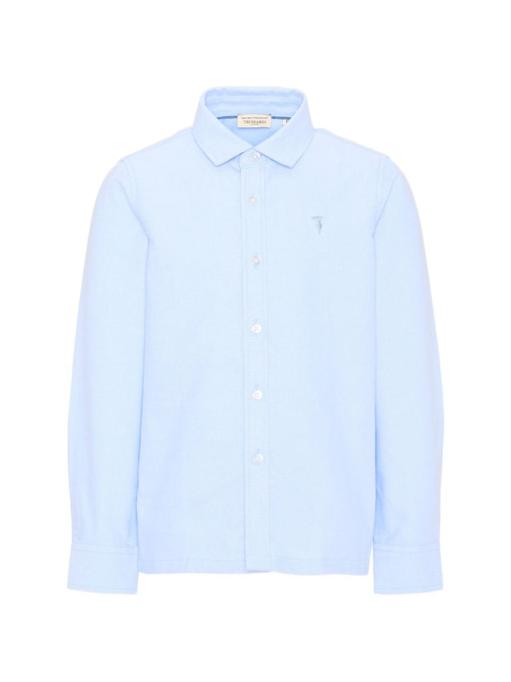 Camicia azzurra per bambino TIA26046CA SKY Trussardi Kids 