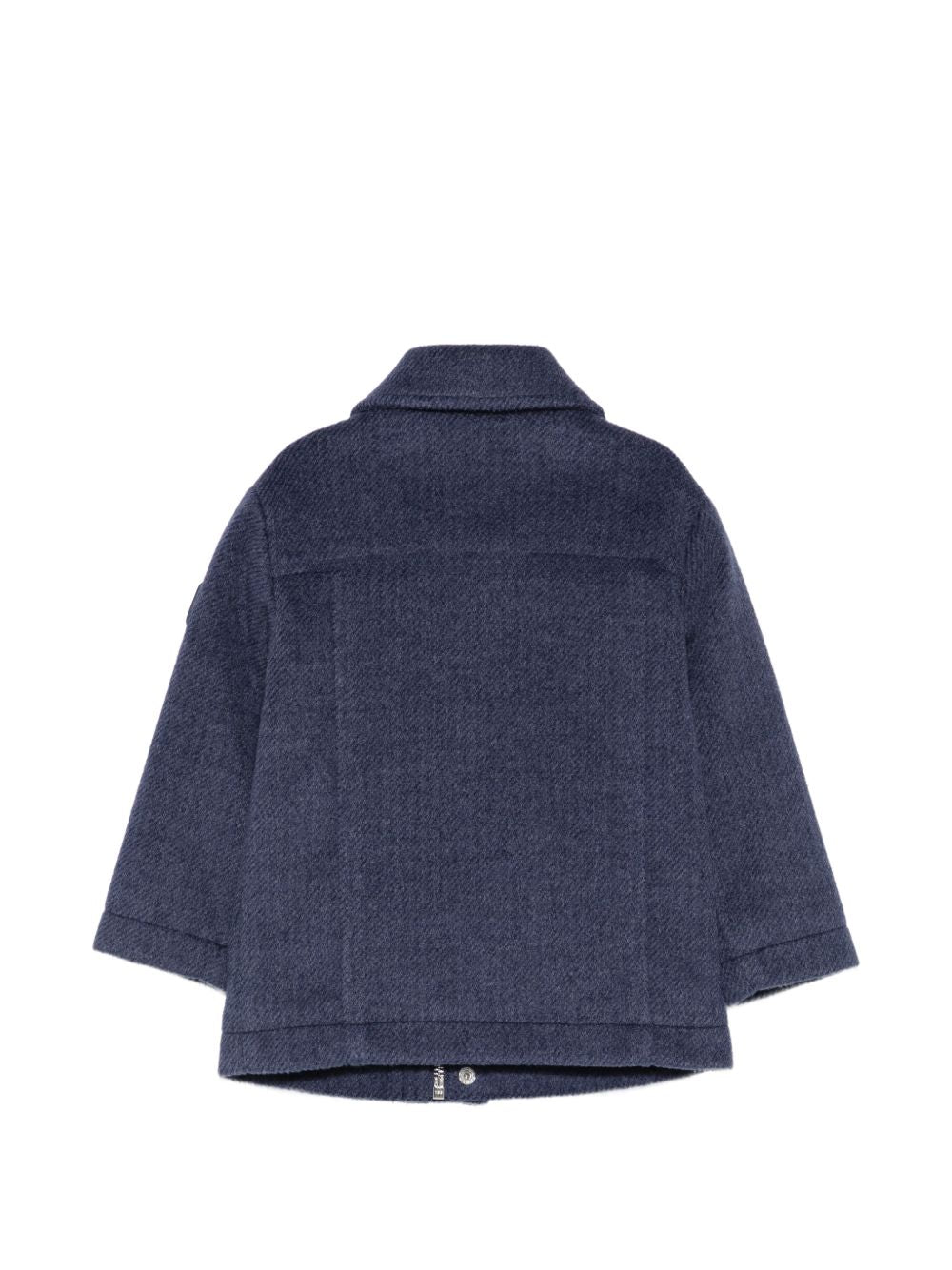 Cappotto blu navy per neonato TIA26047CP BLNA Trussardi Kids 