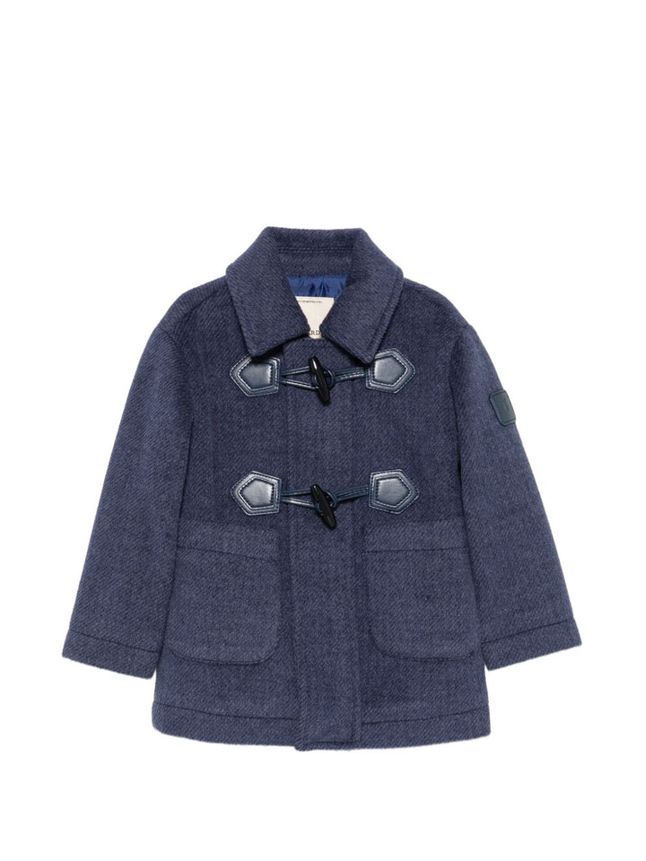 Cappotto blu navy per neonato TIA26047CP BLNA Trussardi Kids 