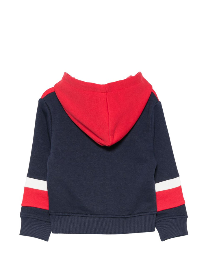 Felpa blu/rosso/bianco per neonato TIA26048FEK RECHE Trussardi Kids 