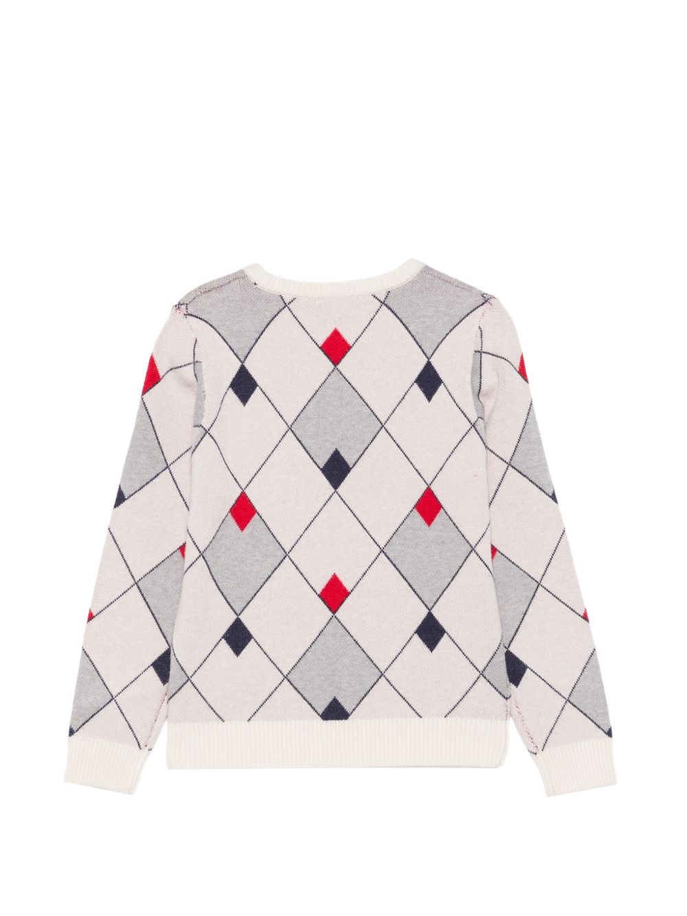 Maglione blu navy/rosso/bianco per bambino TIA26052MA BLNA Trussardi Kids 