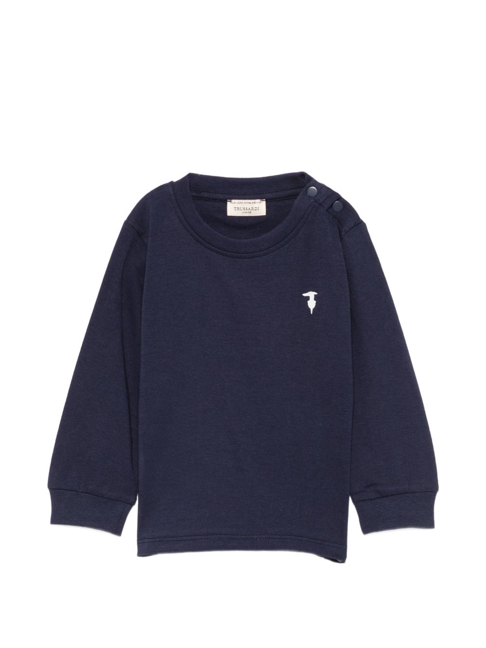 Felpa blu per neonato TIA26056TSK BLNA Trussardi Kids 